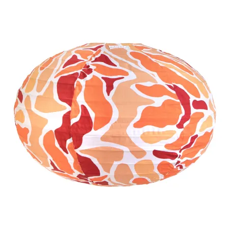 Lampion tissu boule japonaise ovale Galati