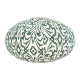 Lampion tissu boule japonaise ovale Antalya Sauge - Bibop et Lula