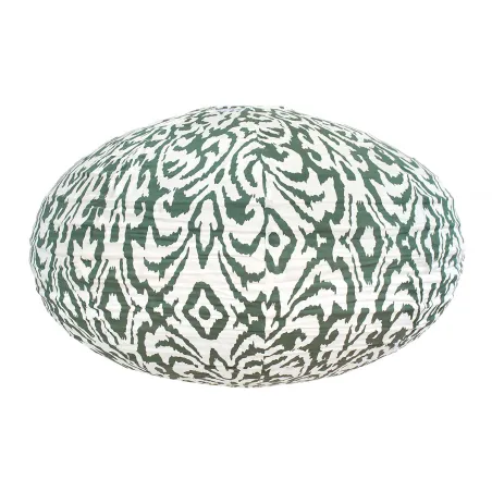 Lampion tissu boule japonaise ovale Antalya Sauge