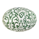 Lampion tissu boule japonaise ovale Antalya Sauge - Bibop et Lula