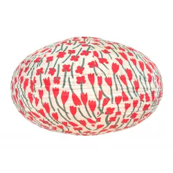 Lampion tissu boule japonaise ovale Amapola - Bibop et Lula