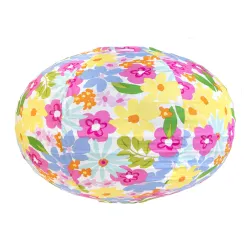 Lampion tissu boule japonaise ovale Alma