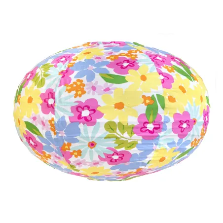 Lampion tissu boule japonaise ovale Alma