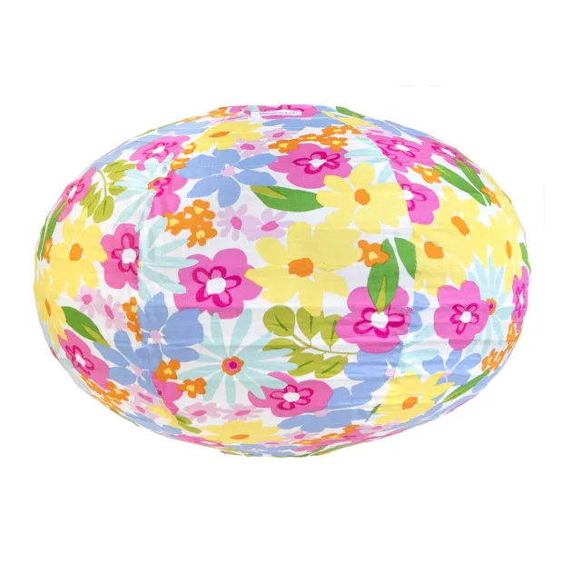 Lampion tissu boule japonaise ovale Alma