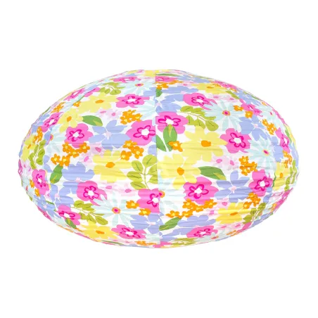 Lampion tissu boule japonaise ovale Alma