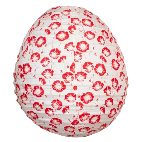 Lampion tissu boule japonaiseruche Poppy