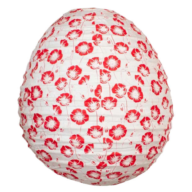 Lampion tissu boule japonaiseruche Poppy