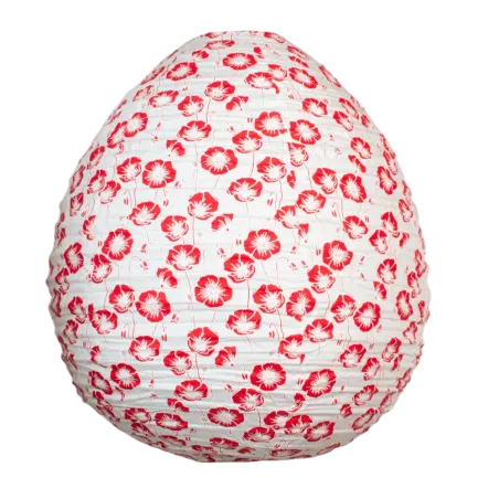 Lampion tissu boule japonaiseruche Poppy