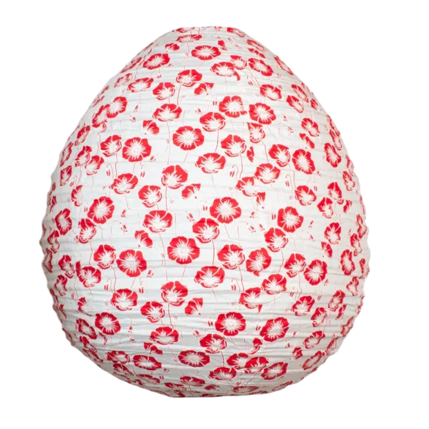 Lampion tissu boule japonaiseruche Poppy