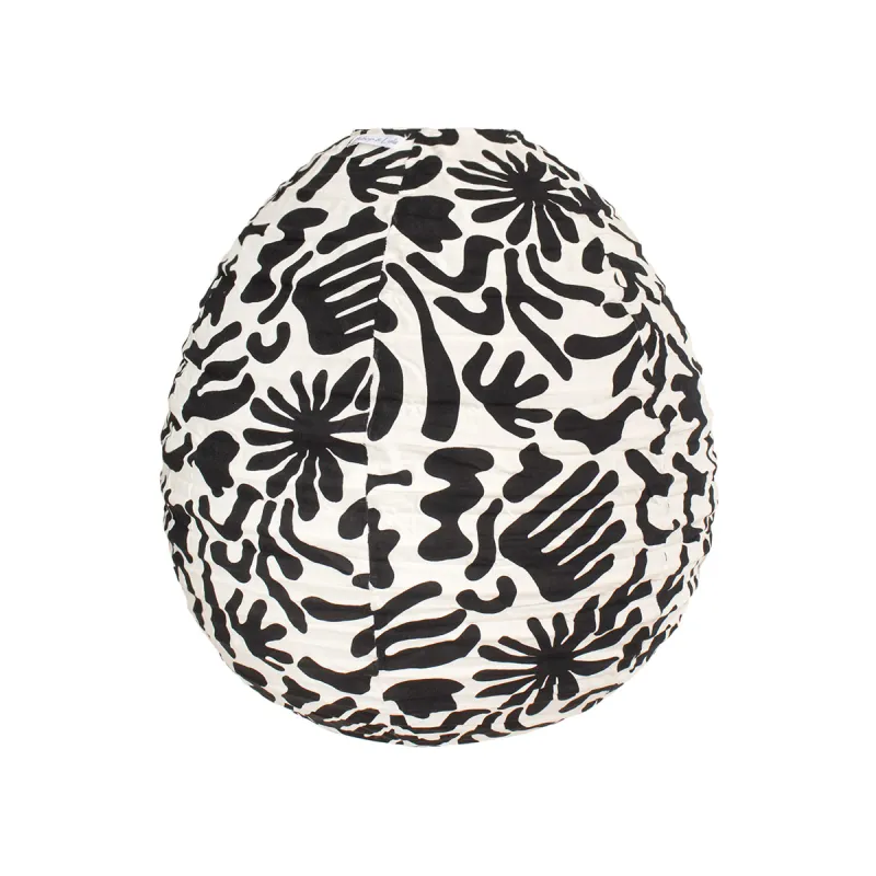 Lampion tissu boule japonaiseruche Matisse