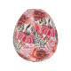 Lampion tissu boule japonaiseruche Majorelle vert - Bibop et Lula