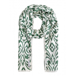 Le chèche dentelle Antalya Sauge - Bibop et Lula