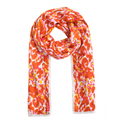 Le chèche dentelle Tango orange - Bibop et Lula