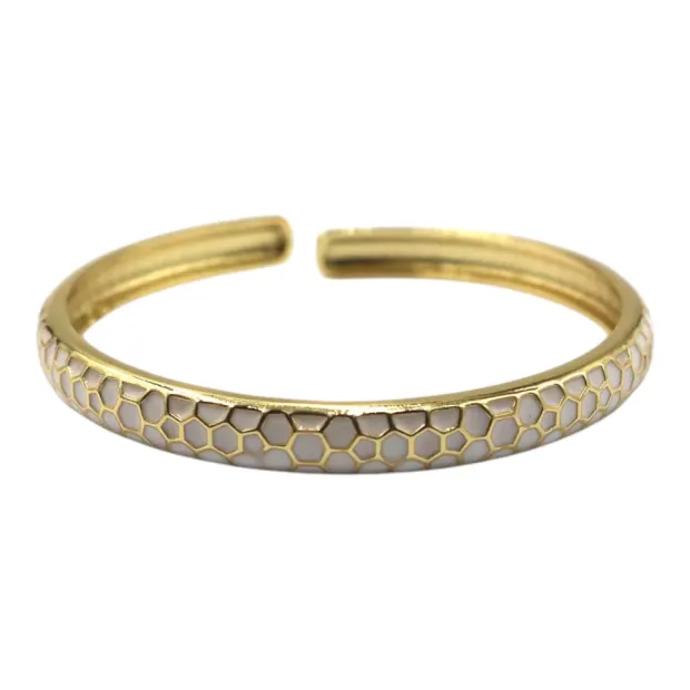 Banglealvéole, Blanc et doré