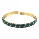 Banglespirale, vert et doré - Bibop et Lula