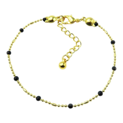 Bracelet Perles noir - Bibop et Lula