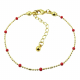 Bracelet Perles rouge - Bibop et Lula