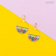 Camélia boucles d'oreilles "Flower citron" - Bibop et Lula