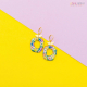 Brigitte boucles d'oreilles "Flower citron" - Bibop et Lula