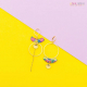 Greta boucles d'oreilles "Flower citron"" - Bibop et Lula