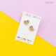Aimé boucles d'oreilles "Flower citron" - Bibop et Lula