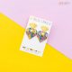 EX VOTO boucles d'oreilles "Flower citron" - Bibop et Lula