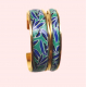 Manchette large , bracelet "Palme Turquoise " - Bibop et Lula