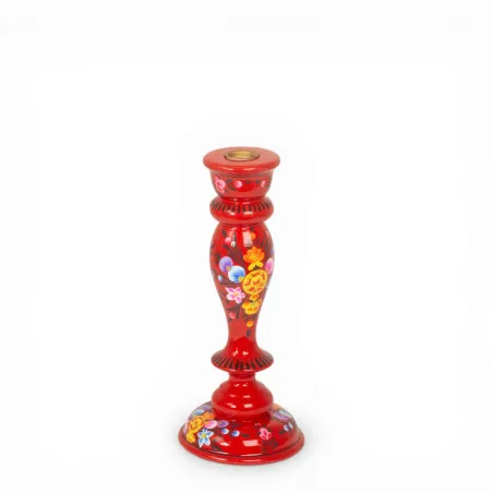 Bougeoirs Suraya rouge3 tailles