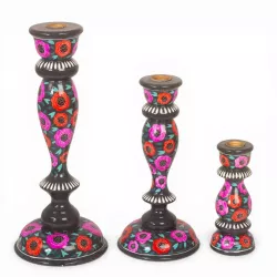 Bougeoirs Indore 3 tailles - Bibop et Lula