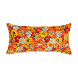 Coussin rectangle Orange Blossom - Bibop et Lula