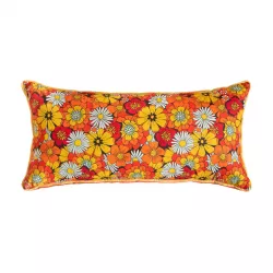 Coussin rectangle Orange Blossom - Bibop et Lula
