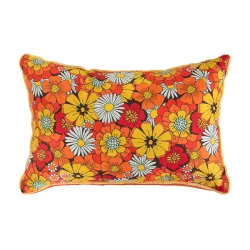 Petit Coussin rectangle Orange Blossom - Bibop et Lula