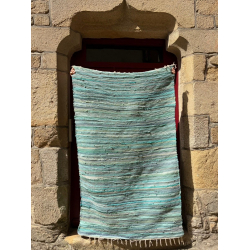 Tapis Chindi vert d’eau - Bibop et Lula