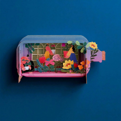 3D Pop Up Carte Le jardin - Bibop et Lula