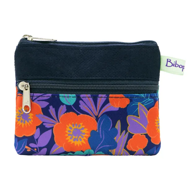 Petit porte-monnaie deux compartiments Tangerine