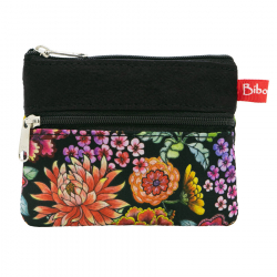 Petit porte-monnaie deux compartiments Peonia - Bibop et Lula