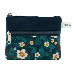Petit porte-monnaie deux compartiments Hanami - Bibop et Lula