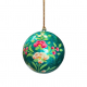 Boule de Noël Sanjay turquoise - Bibop et Lula