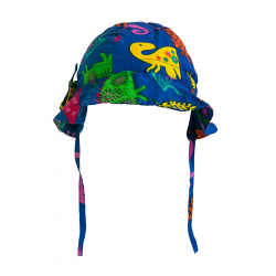 Chapeau de soleil bébé réglable Dino - Bibop et Lula