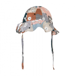 Chapeau de soleil bébé réglable Kumako - Bibop et Lula