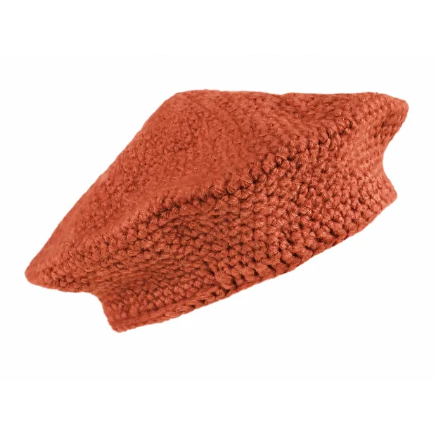 Béret laine Terracotta
