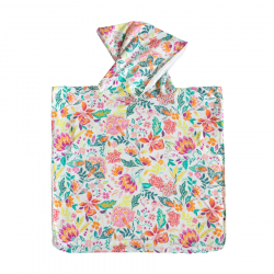 Poncho de bain à capuche Shanti - Bibop et Lula