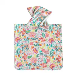 Poncho de bain à capuche Shanti - Bibop et Lula