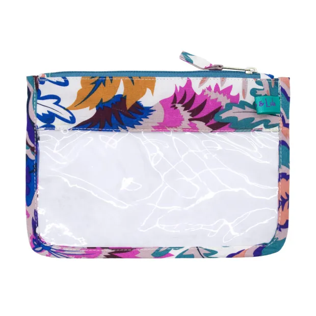Petite trousse de toilette transparente Majorelle