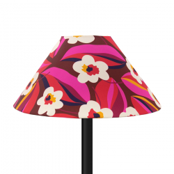 Grand abat-jour empire floral Ipanema - Bibop et Lula