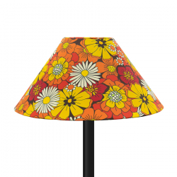 Grand abat-jour empire floral Orange Blossom - Bibop et Lula