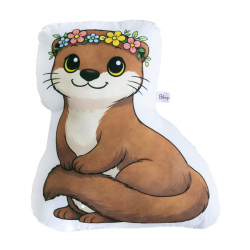 Coussin Loutre - Bibop et Lula