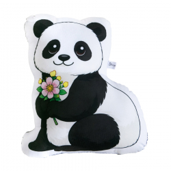 Coussin Panda - Bibop et Lula