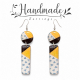 Boucles d'oreilles clous pendantes, New York - Bibop et Lula