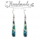 Boucles d'oreilles clous pendantes , Palma - Bibop et Lula